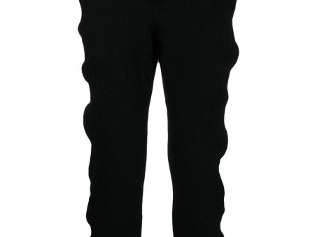 Zipper-Trim Trousers Discount