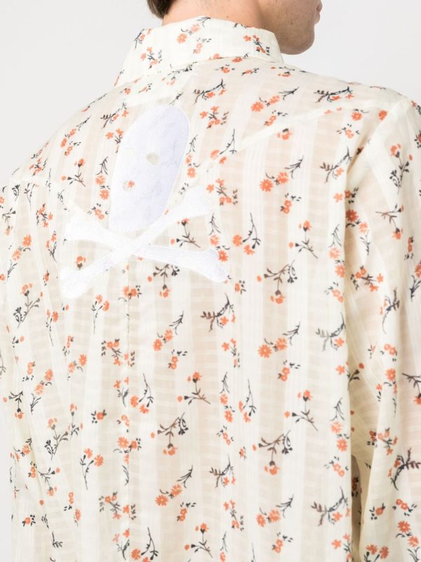 Floral-Print Long-Sleeve Shirt Online Sale