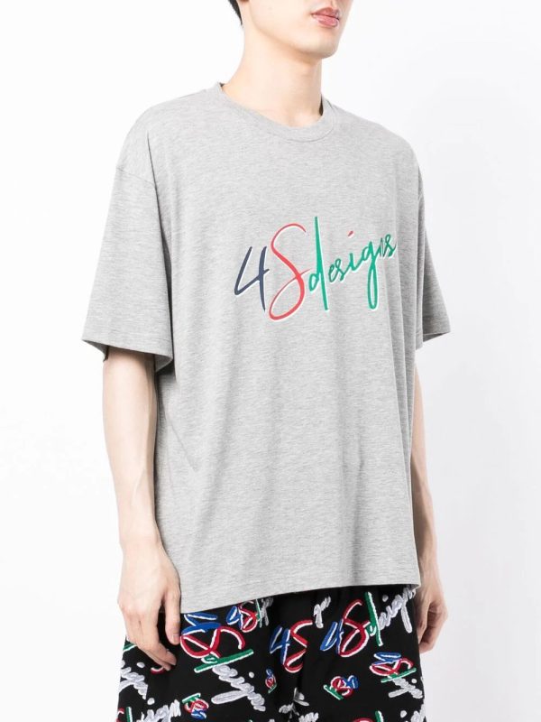 Logo-Print Short-Sleeve T-Shirt For Cheap