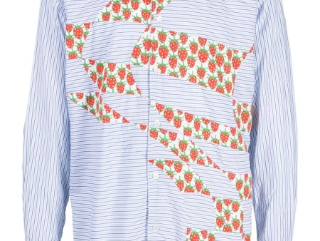 X Brent Westfall Strawberry Patchwork Shirt For Cheap