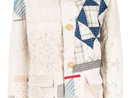 Patchwork-Design Jacket Hot on Sale