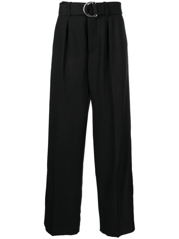 Caius Belted Twill Trousers For Discount