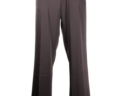 Mid-Rise Straight-Leg Trousers For Discount