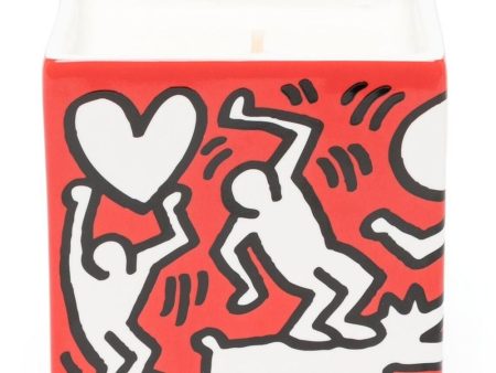 Keith Haring Square Candle on Sale