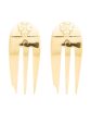 Reassembled Cutlery Fork Earrings Fashion