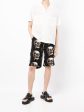 Skull Graphic-Print Bermuda Shorts For Discount