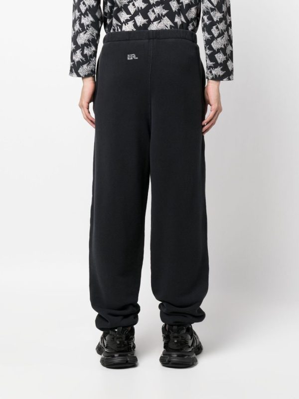 Jersey-Fleece Cotton Track Pants Online