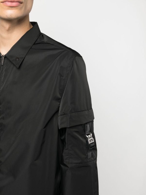 4G Buckled-Pocket Overshirt Discount