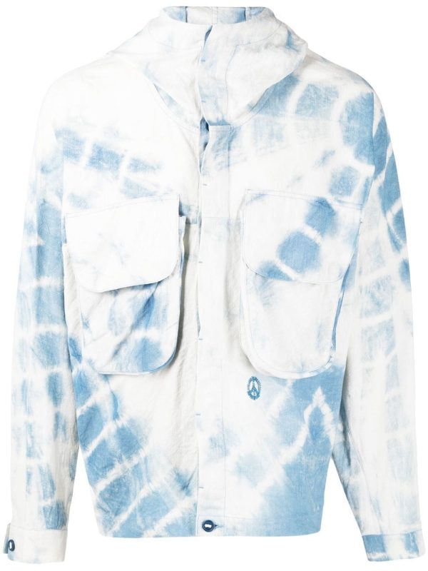 Forager Tie-Dye Hooded Jacket For Cheap